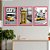 Quadro Decorativo City London Yellow + Vidro 33x25 3pç Sala - Imagem 3