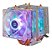 Cooler Duplo 6 Leds Argb Universal Intel/Amd Dex Dx-9206W - Imagem 1