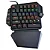 Teclado Mecânico Single Hand Usb Antigosthing Macro Rainbow Kp-tm003 - Imagem 1