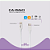 Cabo Usb C Para Iphone Lightning Ca-155ci 1m 30w Branco Maketech - Imagem 4