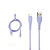 Cabo Usb Para Usb C Ca-227C 2M Azul Lilás Maketech - Imagem 1