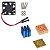 Case Raspberry Pi3 C/ Cooler E Dissipador Transparente - Imagem 1