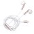 Fone de Ouvido C/ Fio Modelo Epl-052b Branco Maketech - Imagem 3