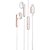 Fone de Ouvido C/ Fio Modelo Epl-052b Branco Maketech - Imagem 1