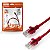 Cabo de Rede Cat.5E 2.5M PC-ETHU25RD Patch Cord PlusCable - Imagem 1