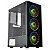 Gabinete Gamer Kmex Cgbl10 Com 3 Coolers Rgb e Controladora - Imagem 1