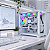 Gabinete Gamer Aquário Kirra Snow Liketec Com 4 Fan Argb Top - Imagem 2