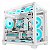 Gabinete Gamer Aquário Kirra Snow Liketec Com 4 Fan Argb Top - Imagem 1
