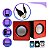 Caixa de Som para PC/Notebook KP-609 - Knup KP-609 Vermelha - Imagem 1