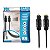 Cabo Optico Toslink Profissional 2 Metros Plug Gold Premium - Imagem 1