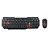 Combo Teclado e Mouse Gamer Usb 5+ Start Preto e Vermelho - Imagem 3