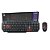 Combo Teclado e Mouse Gamer Usb 5+ Start Preto e Vermelho - Imagem 1