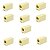 Kit 10 Emenda Rj45 8x8 Cat5 Cat6 1 Gbps Emenda Cabo De Rede - Imagem 1