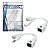 Kit 5 Adaptador Injetor POE Macho Femêa 10/100 Para Cftv - Imagem 1