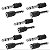 Adaptador P10 Plastico P10 Estereo Para P2 Femea J2 Estereo - Imagem 1