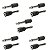 Kit 5 Adaptador De Áudio P10 Mono Para P2 J2 Mono - Imagem 1