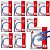 10x Cabo De Rede Patch Cord Gigabit Cat5e Até 1gb Azul 2m - Imagem 1