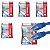 5x Cabo De Rede Patch Cord Gigabit Cat5e Até 1gb Azul 1M - Imagem 1