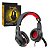 Fone Ouvido Headset Gamer Bright Led Vermelho Usb P2 0468 - Imagem 1