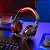 Fone Ouvido Headset Gamer Bright Led Vermelho Usb P2 0468 - Imagem 4