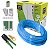Kit Cabo Rede 100m Cat5e Furukawa Alicate Testador 9v 50rj45 - Imagem 1