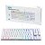Teclado Mecanico A4+ Barak Tkl Led Rgb Branco Switch Azul - Imagem 1