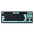 Teclado Mecânico A+ 80% Tkl Gasket Iara Obsedian Aqua AK400 - Imagem 1