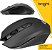 Mouse Bright Sem Fio Usb Preto 1200dpi 6 Botões Escritório - Imagem 3