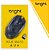 Mouse Bright Sem Fio Usb Preto 1200dpi 6 Botões Escritório - Imagem 4