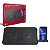 Base Para Notebook C3Tech  Ate 15,6 Fan Led Azul Nbc-40Bk - Imagem 1