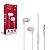 Fone De Ouvido P3 Para Celular Intra Auri Microfone Branco - Imagem 1