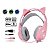 Fone Headset Gamer Orelha De Gatinho Rosa Ps4 Ps5 Xbox Pc - Imagem 2