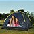Barraca De Camping iglu 2 Pessoas Azul Impermeável Com Bolsa - Imagem 8