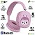 Fone De Ouvido Bluetooth Criança Infantil Xcell Labubu Rosa - Imagem 2