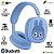 Fone De Ouvido Bluetooth Criança Infantil Xcell Labubu Azul - Imagem 2