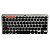 Teclado Silencioso Bluetooth Sem Fio Retro Oex Tc510 Cinza - Imagem 1