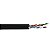 Cabo de Rede Cat6 Cobre Utp 4 Pares Preto 100 Metros Giga - Imagem 2