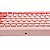 Teclado Silencioso Bluetooth Sem Fio Retro Oex Tc510 Rosa - Imagem 4