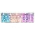 Teclado Gamer Force-x Usb Oex Iluminado Branco Tc201 - Imagem 2