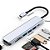 Adaptador Hub Usb C 7x1 Macbook Hdmi Cartão Micro Sd Pd 87w - Imagem 2