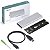 Case Externo Para Ssd M.2 Sata NGFF Usb 3.1 Usb C 10Gbps - Imagem 1