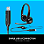 Fone Headset Logitech H390 Com Microfone Usb Pc Jogos Couro - Imagem 4