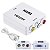 Mini Conversor Adaptador Vga Para Áudio E Vídeo Av Rca Ativo - Imagem 1