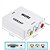 Mini Conversor Adaptador Vga Para Áudio E Vídeo Av Rca Ativo - Imagem 4