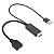 Cabo Adaptador Conversor HDMI Para Displayport Ativo Usb 5v - Imagem 1