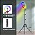Ring Light Led Anel Iluminador 18'' 45cm Rgb Branco Tripé 2m - Imagem 3