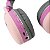 Fone De Ouvido Animais Infantil Crianca Bluetooth Gato Rosa - Imagem 5