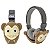 Fone De Ouvido Animais Infantil Crianca Bluetooth Fm Macaco - Imagem 1