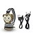 Fone De Ouvido Animais Infantil Crianca Bluetooth Fm Macaco - Imagem 5