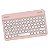 Teclado Mouse Bluetooth Slim Compatível Samsung Tablet Rosa - Imagem 3